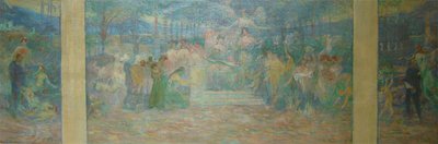 Duties of the City - Study for the Triptych of the Municipal Chamber of Rio de Janeiro Pedro Ernesto Palace by Eliseu Visconti